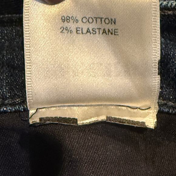 J Brand Lillie High Rise Crop Slim Raw Hem Flare Button Fly Jean 26 Blue #4067 - Picture 9 of 15